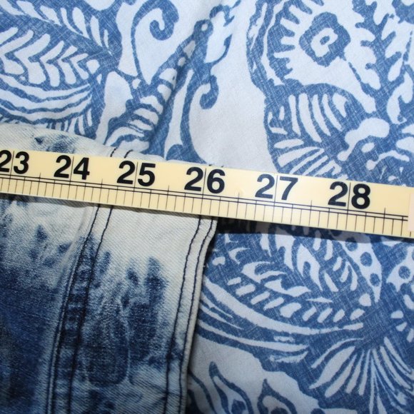 Blue Tunellus Men's Tie Dye Denim Jacket size L - Picture 12 of 12